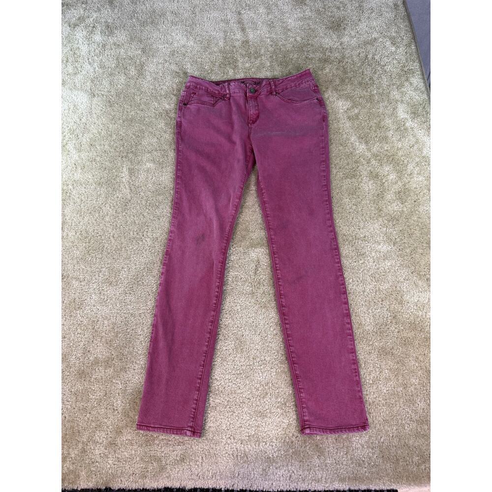 Bullhead Denim Pink Jegging Skinny Skinniest Jeans Stretch Size 13 D478